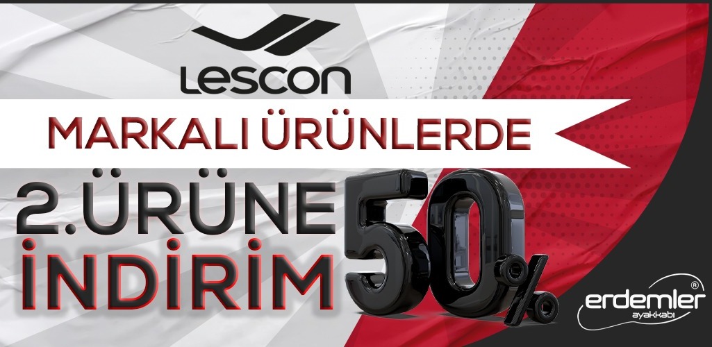 Tüm Lescon Ayakkabılarda 2. Ye %50 İndirim
